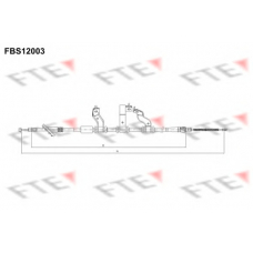 FBS12003 FTE Трос, стояночная тормозная система