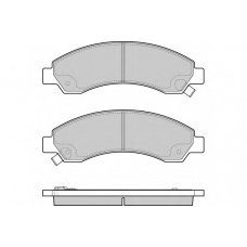 12-1411 E.T.F. Комплект тормозных колодок, дисковый тормоз