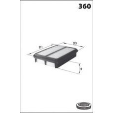 ELP9087 MECAFILTER Воздушный фильтр