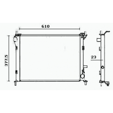 RM0437 EQUAL QUALITY Радиатор, охлаждение двигателя