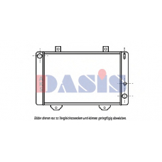 250130N AKS DASIS Радиатор, охлаждение двигателя