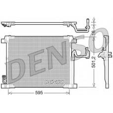 DCN46012 DENSO Конденсатор, кондиционер