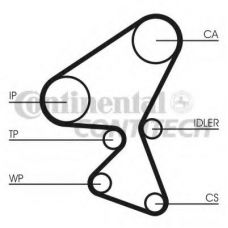 CT1063K3 CONTITECH Комплект ремня грм