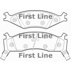 FBP3196 FIRST LINE Комплект тормозных колодок, дисковый тормоз