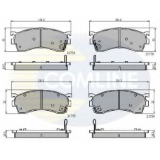 CBP3326 COMLINE Комплект тормозных колодок, дисковый тормоз