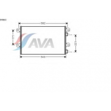 IV5063 AVA Конденсатор, кондиционер