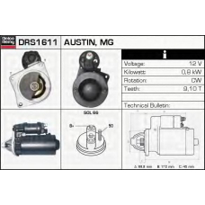 DRS1611 DELCO REMY Стартер