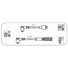 RVS3 JANMOR Комплект проводов зажигания