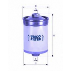 FI 8172/1 UNICO FILTER Топливный фильтр