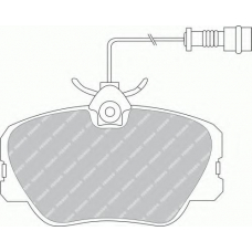 FSL415 FERODO Комплект тормозных колодок, дисковый тормоз