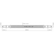 VBH242 MOTAQUIP Тормозной шланг