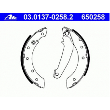 03.0137-0258.2 ATE Комплект тормозных колодок