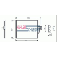 1422501 KUHLER SCHNEIDER Конденсатор, кондиционер