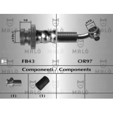80086 Malo Тормозной шланг