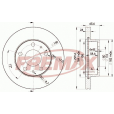 BD-4682 FREMAX Тормозной диск