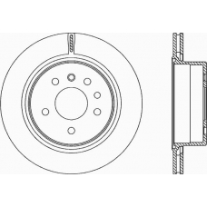 BDR2227.20 OPEN PARTS Тормозной диск