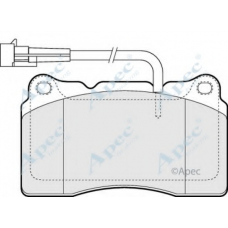 PAD1424 APEC Комплект тормозных колодок, дисковый тормоз