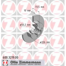 600.3219.00 ZIMMERMANN Тормозной диск