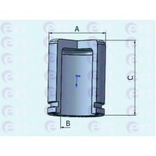 151215-C ERT Поршень, корпус скобы тормоза