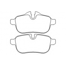 2455901 TEXTAR Комплект тормозных колодок, дисковый тормоз