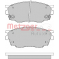 1170461 METZGER Комплект тормозных колодок, дисковый тормоз
