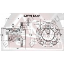 SZWH-SX4R ASVA Ступица колеса