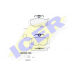 180598-700 ICER Комплект тормозных колодок, дисковый тормоз
