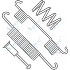 KIT965 APEC Комплектующие, тормозная колодка