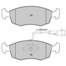 FBP-1784 FREMAX Комплект тормозных колодок, дисковый тормоз