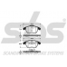 1501221953 S.b.s. Комплект тормозных колодок, дисковый тормоз