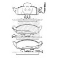 6747 MAPCO Комплект тормозных колодок, дисковый тормоз