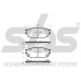 1501223244 S.b.s. Комплект тормозных колодок, дисковый тормоз