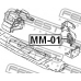 MM-01 FEBEST Подвеска, раздаточная коробка