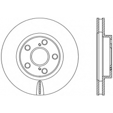 BDR1874.20 OPEN PARTS Тормозной диск