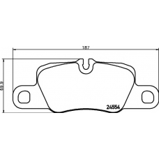 8DB 355 015-651 HELLA PAGID Комплект тормозных колодок, дисковый тормоз