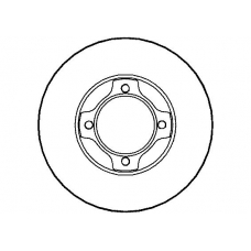 NBD 280 NATIONAL Тормозной диск