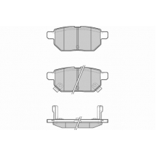 12-1322 E.T.F. Комплект тормозных колодок, дисковый тормоз
