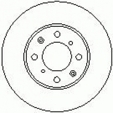 6844 10 KAWE Тормозной диск