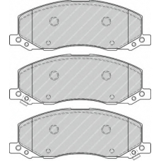 FDB4278 FERODO Комплект тормозных колодок, дисковый тормоз