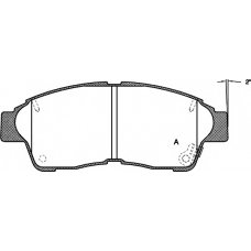 BPA0402.42 OPEN PARTS Комплект тормозных колодок, дисковый тормоз