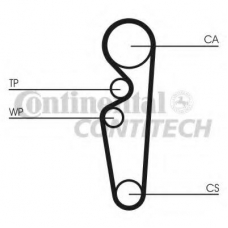 CT729K1 CONTITECH Комплект ремня грм