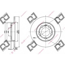 BD1329 DJ PARTS Тормозной диск