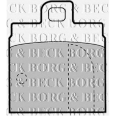 BBP1308 BORG & BECK Комплект тормозных колодок, дисковый тормоз