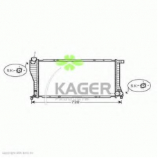 31-0146 KAGER Радиатор, охлаждение двигателя