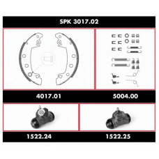 SPK 3017.02 ROADHOUSE Комплект тормозов, барабанный тормозной механизм