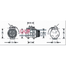 8405531 KUHLER SCHNEIDER Компрессор, кондиционер