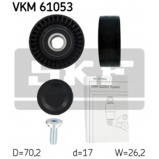 VKM 61053 SKF Паразитный / ведущий ролик, поликлиновой ремень