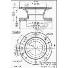 09.6763.20 BREMBO Тормозной диск