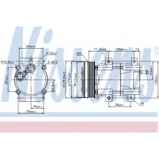 89205 NISSENS Компрессор, кондиционер