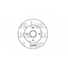 DF2706 TRW Тормозной диск